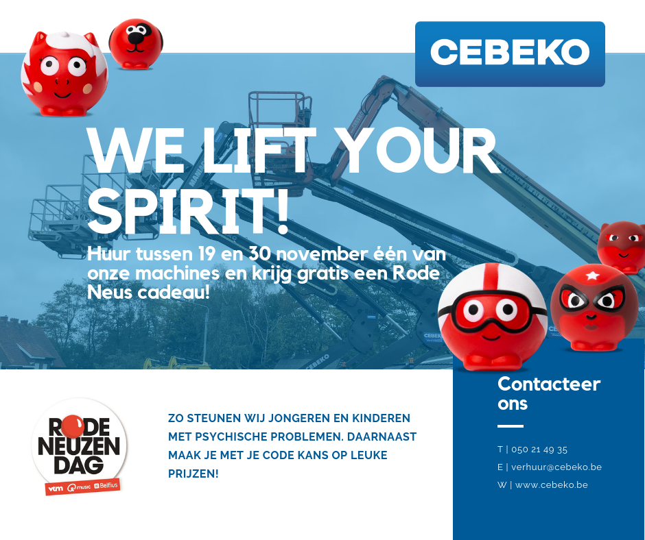 CEBEKO Rode Neuzen CEBEKO Rode Neuzen