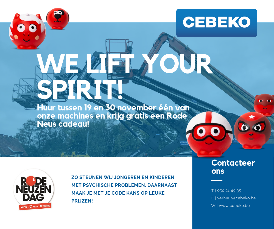 CEBEKO Rode Neuzen