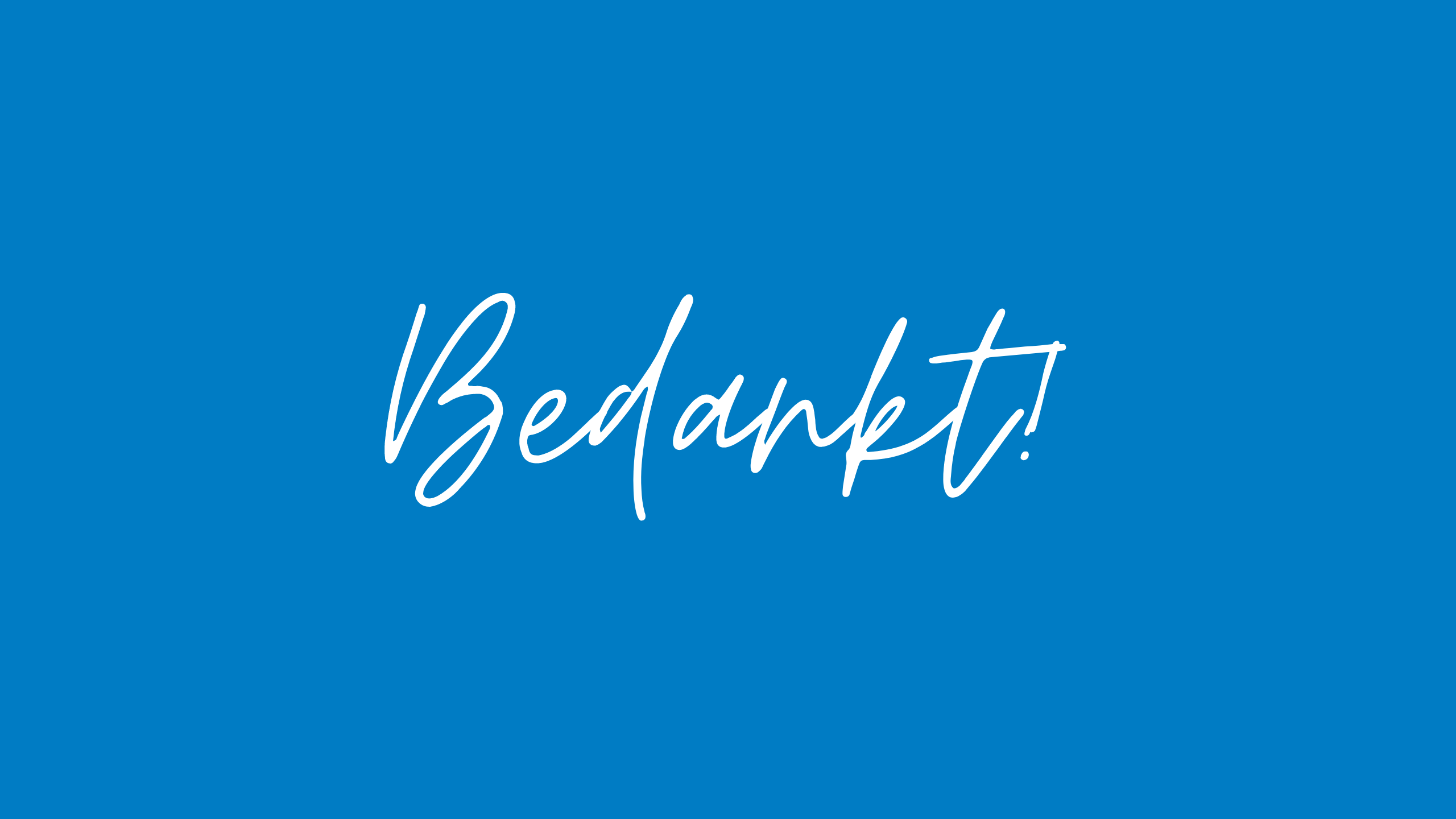 CEBEKO | Nieuws | Bedankt!