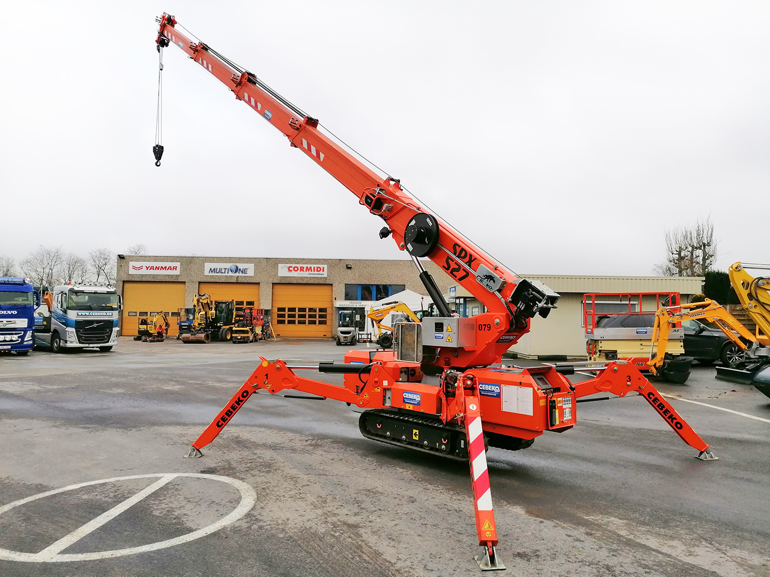 Mini grues téléscopiques