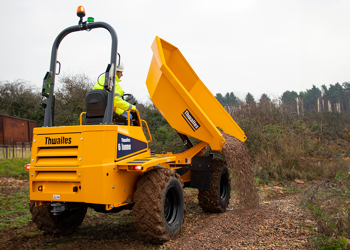 CEBEKO | Verhuur | Dumpers | Thwaites 6T Power Swivel