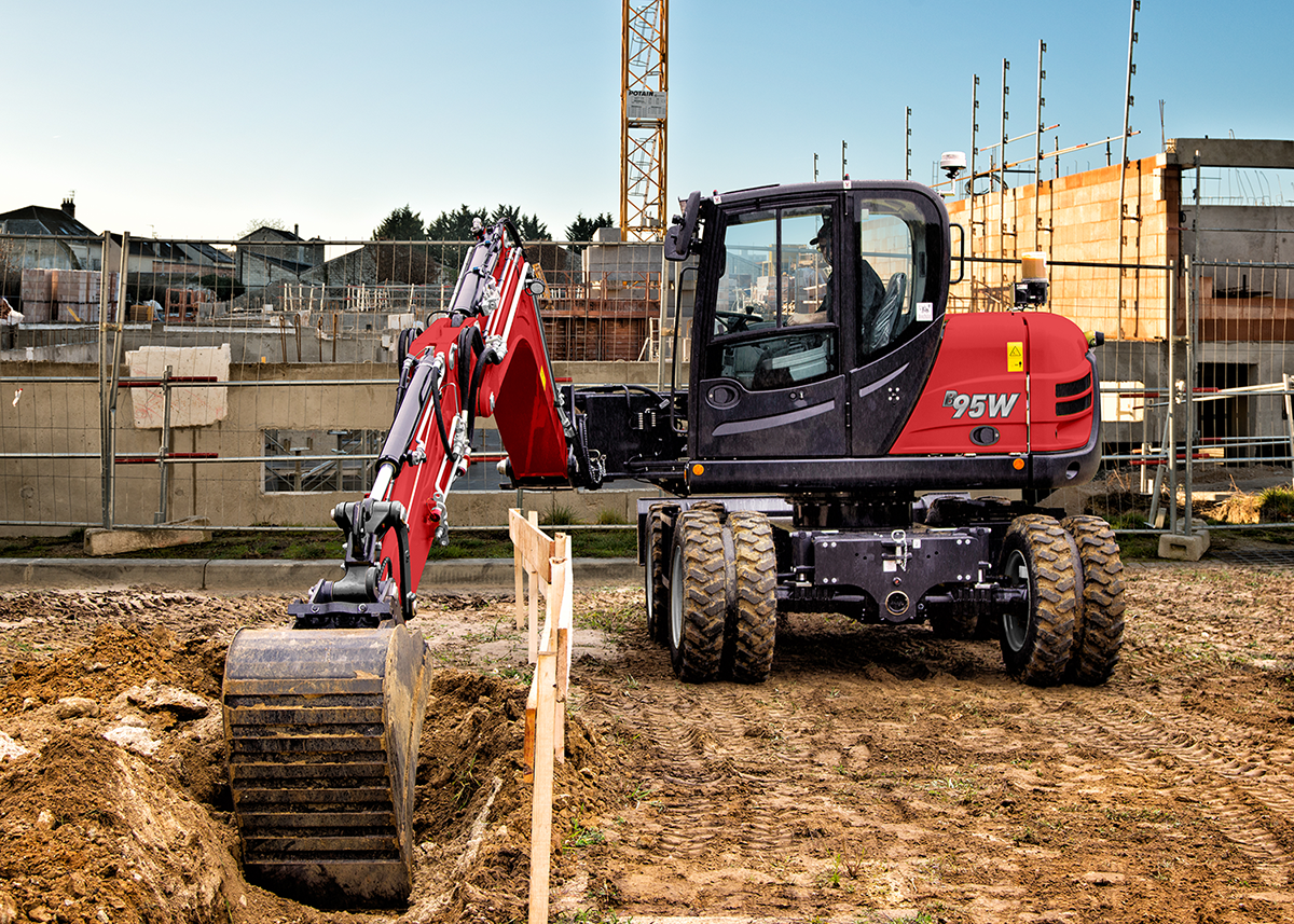 CEBEKO | Verhuur | Graafmachines | Yanmar B95W déporté