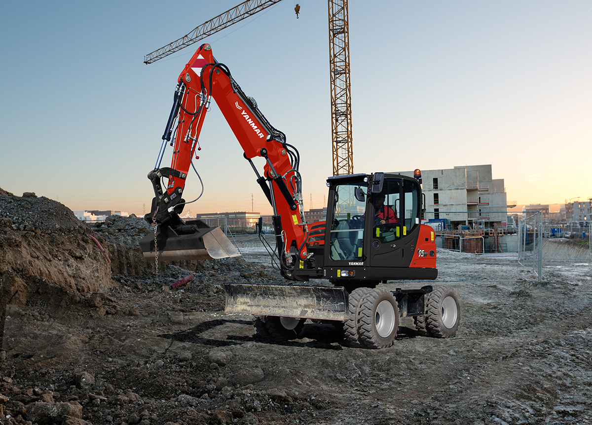 CEBEKO | Verhuur | Graafmachines | Yanmar B95W