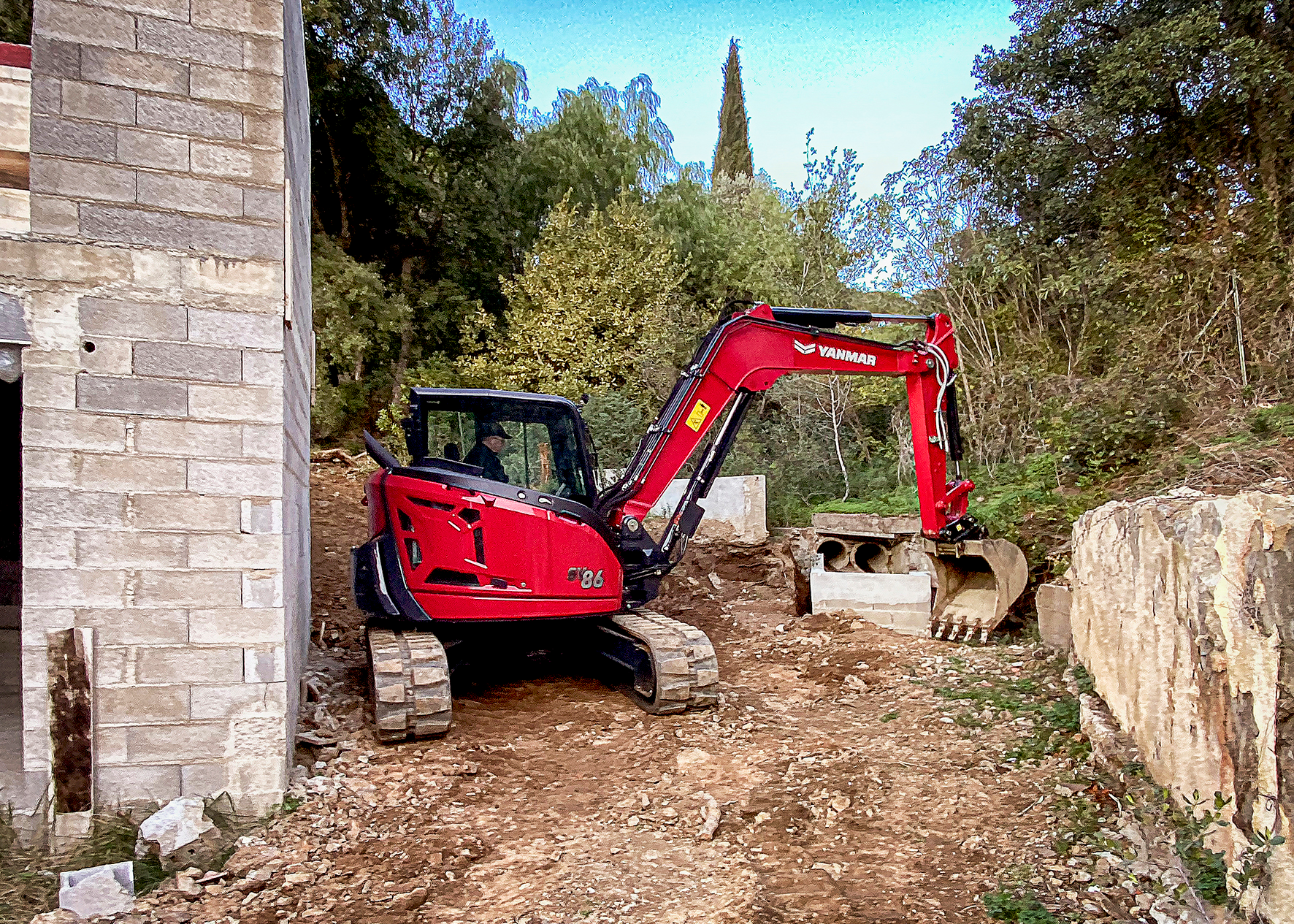 CEBEKO | Verhuur | Graafmachines | Yanmar SV86-7