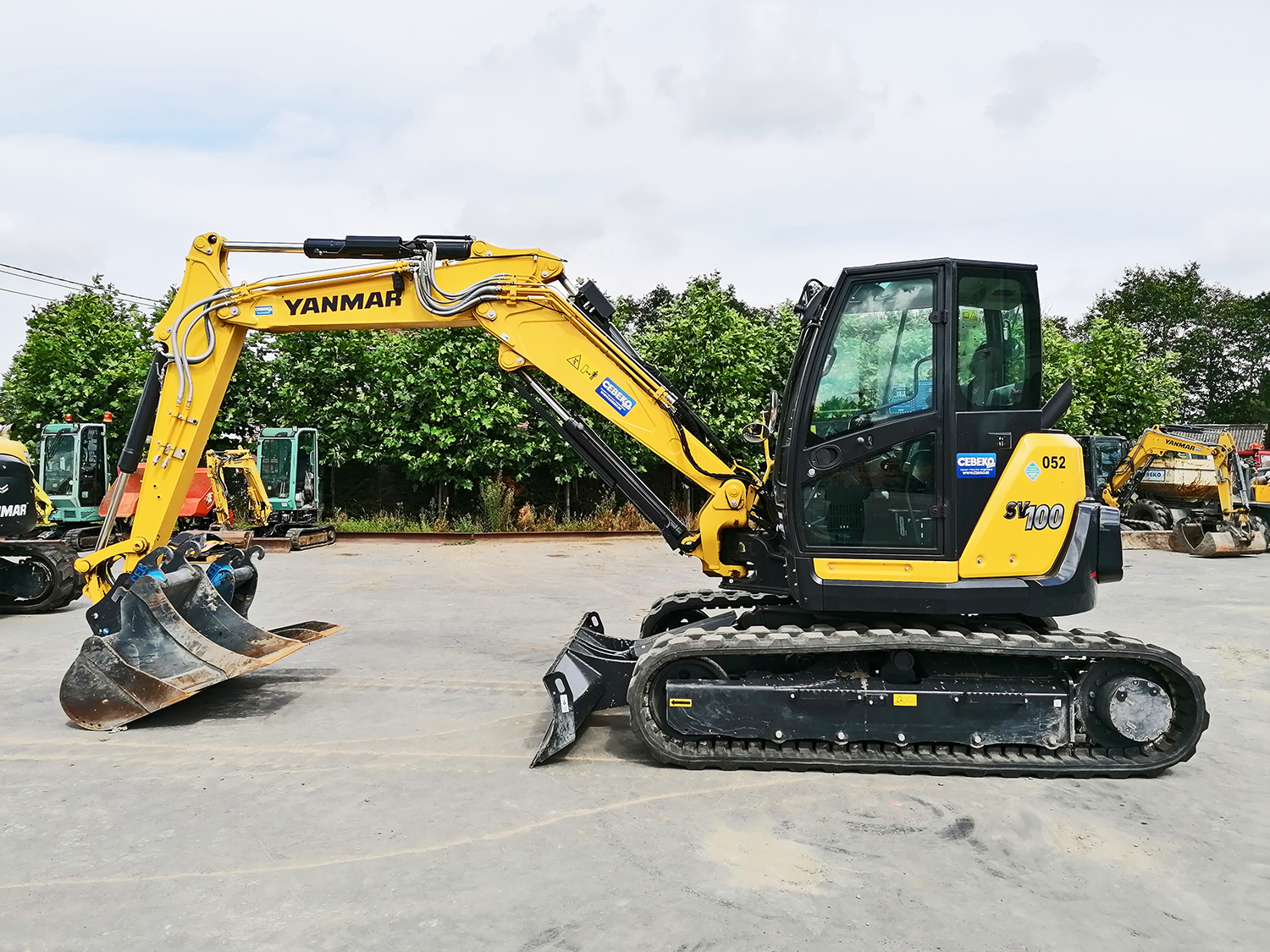 CEBEKO | Verhuur | Graafmachines | Yanmar SV100-2PB